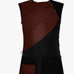 NWOT Men's Side Lace up Sleeveless Waistcoats Renaissance